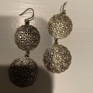 Lucky earrings bronze used